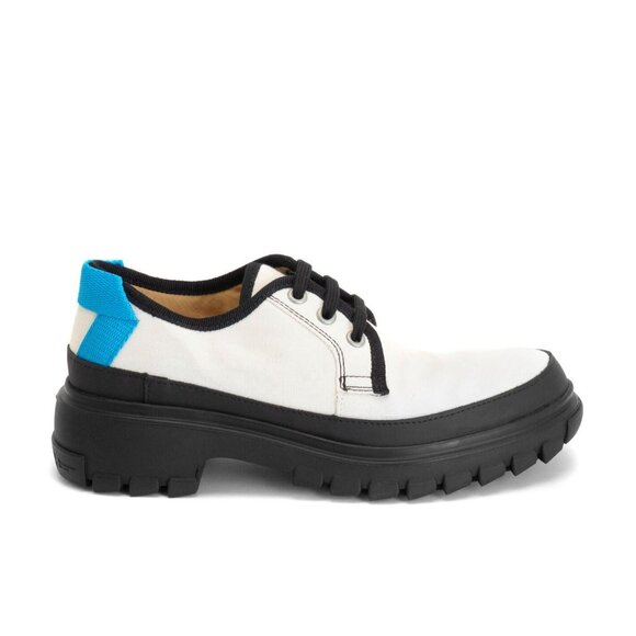 John Fluevog Saturday Vegan Derby Shoes - Size 12 - Picture 2 of 8